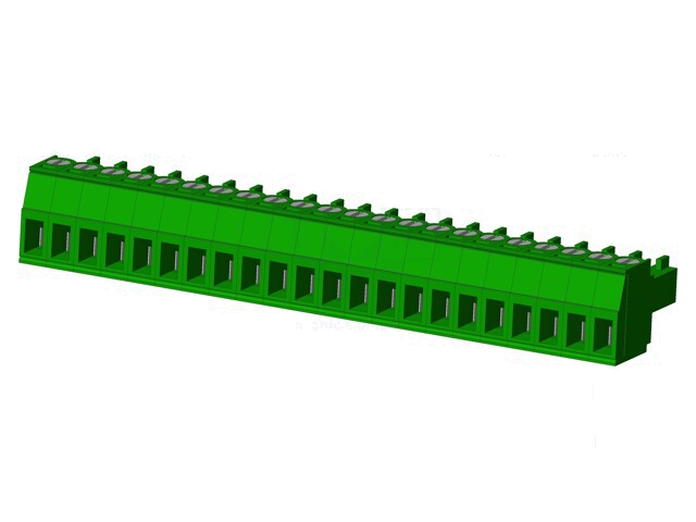 Connector: ontkoppelbare terminal strip; stekker; vrouwelijk Connector: ontkoppelbare terminal strip; stekker; vrouwelijk